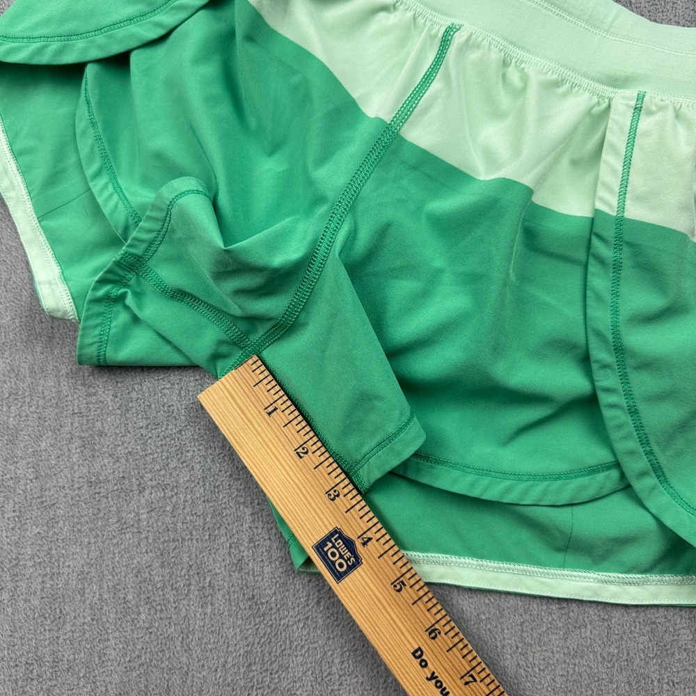 Lululemon Shorts Womens 4 Green Run: Breeze 3" Athletic Active Workout Training - Picture 9 of 13